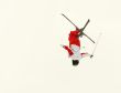 skier flip in the air