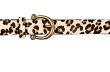 belt with leopard pattern