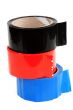 Three rolls of color tape