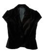 a black velvet waistcoat