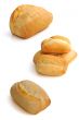 buns on a white background