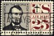 stamp image of President Abraham Lincoln