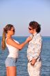 amorous couple posing