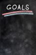 Blank goals blackboard