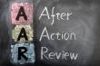 Acronym of AAR for after action review