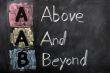 Acronym of AAB for Above and Beyond