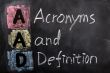 Acronym of AAD for Acronyms and Definition
