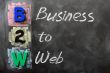 Acronym of B2W - Business to Web