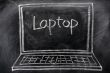 Chalk drawing of Laptop 