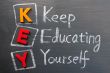 Acronym of KEY on a blackboard