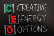 Acronym of CEO - Creative Energy Options