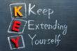 Acronym of KEY on a blackboard