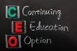 Acronym of CEO - Continuing Education Option