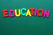 Education - word made of colorful letters