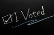 Check box of `I voted`