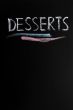 Desserts menu