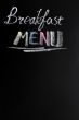 Breakfast menu