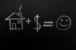 Home plus money means happiness