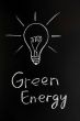 Light bulb,green energy