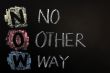 Acronym of NOW - No Other Way