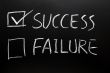 Check boxes of success and failure