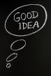 Good idea concept