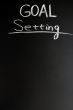 Goal setting