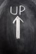 Up with an arrow