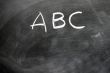 ABC on blackboard