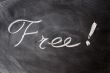 Free written on blackboard