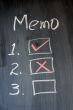 Memo list