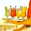 cocktails on the beach