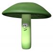 green mushroom