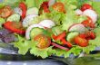 Summer salad of fresh vegetables 