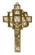 Golden Crucifix Straight On