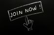 Join now with a cursor hand