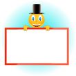 The smiling person and framework