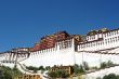 Landmark of the famous Potala Palace in Lhasa Tibet