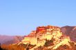Landmark of the famous Potala Palace in Lhasa Tibet