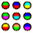 Nine multi-colored icons