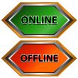 Online and offline icon