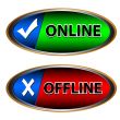 Online and offline icon