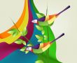 colored Abstract background