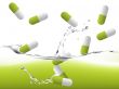 pills on water