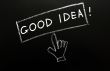 `Good Idea` with a cursor hand