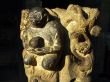 Ancient rock carving art of monkey