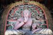 Ancient Buddha joss sculpture