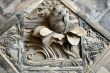 Ancient brick carving art of lotus