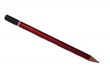 Pencil in red isolated on the white baclground