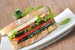 Sandwich with eggplant